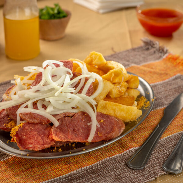 Porção de Linguiça Calabresa Meia